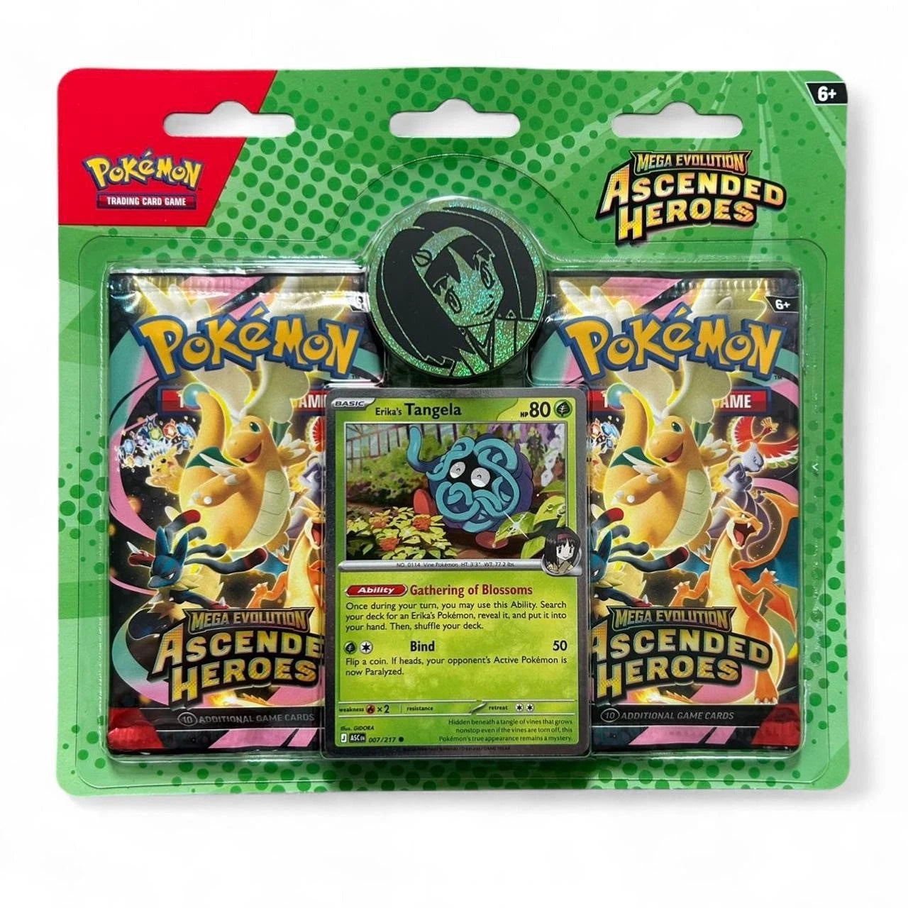 Pokemon TCG: Mega EvolutionAscended Heroes - Collection - Erika’s Tangela